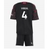 Liverpool Virgil van Dijk #4 Tredjedraktsett Barn 2026-27 Kortermet (+ korte bukser)